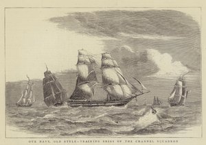 Our Navy, Old Style, Training Brigs of the Channel Squadron by William Edward Atkins
